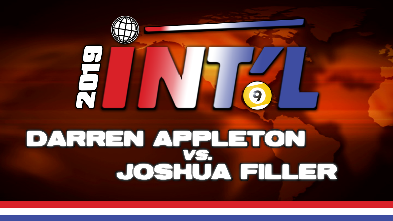 I9B2-16*: Darren Appleton vs. Joshua Filler*