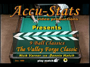 Dennis Hatch vs. Nick Varner (DVD) | 1989 Valley Forge Classic