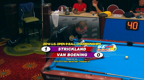 Earl Strickland vs. Shane Van Boening* (DVD) | 2014 U.S. Open