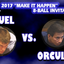 Corey played outstanding 8-Ball. THis is a "must see".