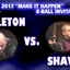 Darren Appleton vs. Jayson Shaw