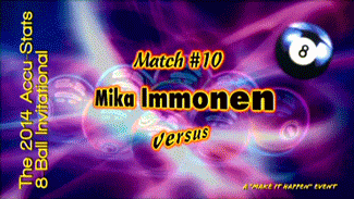 Mika Immonen vs. Earl Strickland (DVD)* | 2014 8-Ball Invitational