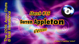 Darren Appleton vs. Shane Van Boening (DVD) | 2014 8-Ball Invitational