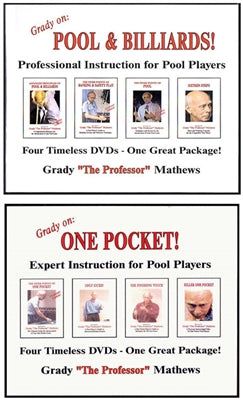 Set Of Eight Grady Mathews DVDs