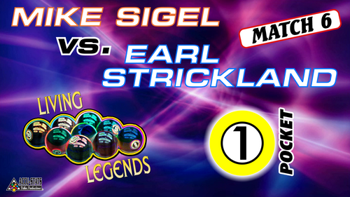 LLC1-06: Mike Sigel vs. Earl Strickland: One-Pocket