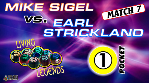 LLC1-07: Mike Sigel vs. Earl Strickland: One-Pocket