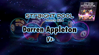 Darren Appleton vs. Shane Van Boening* (DVD) | 2014 All-Stars Straight Pool