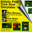 Artistic Pool Trick Shot Templates New!
