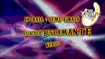 Francisco Bustamante vs. John Morra (Semi's)  (DVD) | 2012 Derby City 10-Ball