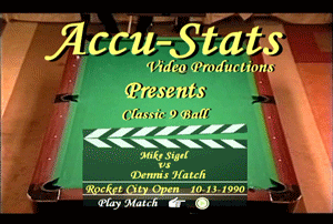 Dennis Hatch vs. Mike Sigel* (DVD) | 1990 Rocket City Invitational